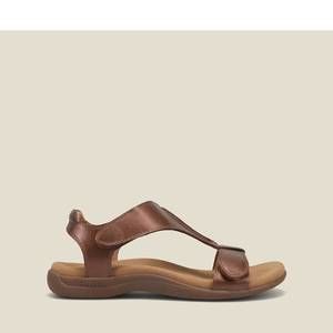 NEW TAOS women's show leather sandal in bronze